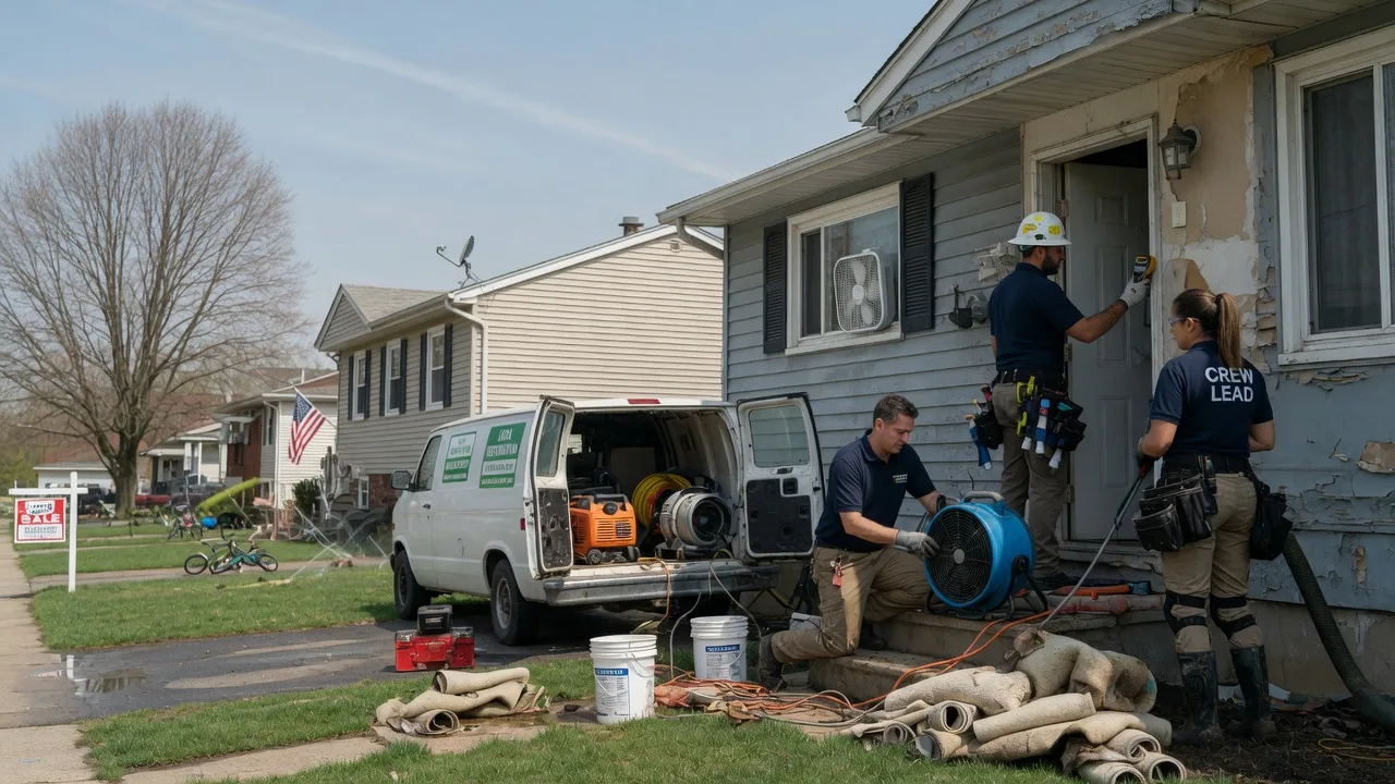 Flood Cleanup in Carversville, PA near me